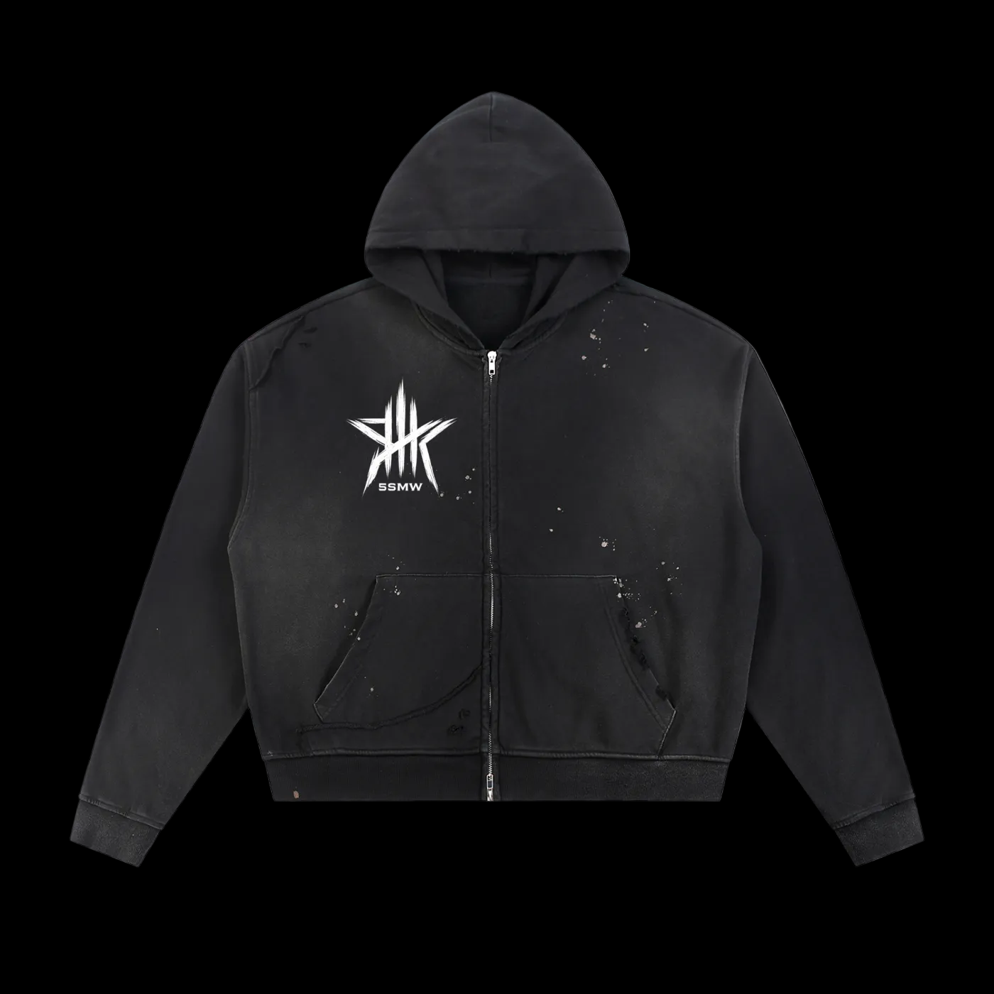 Founding member mark zip-up hoodie